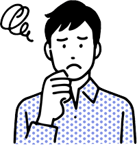 悩む男性